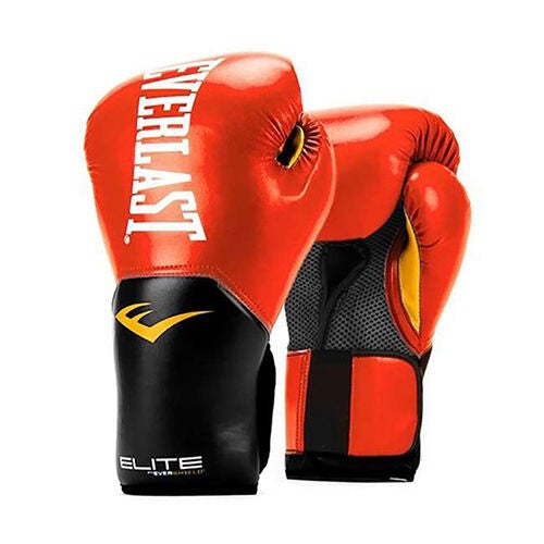 Everlast 14oz Pro-Style Red Elite Boxing Gloves
