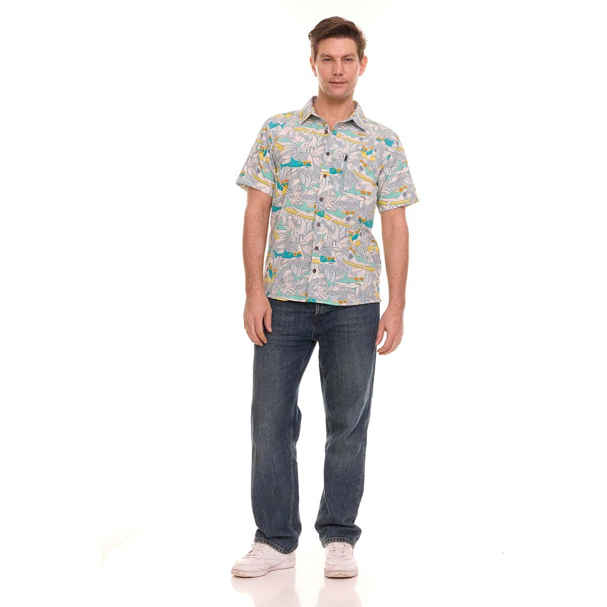 men's short sleeve dress shirts canada Shop Senior Men's Adaptive Open Back Short Sleeve Shirt Online