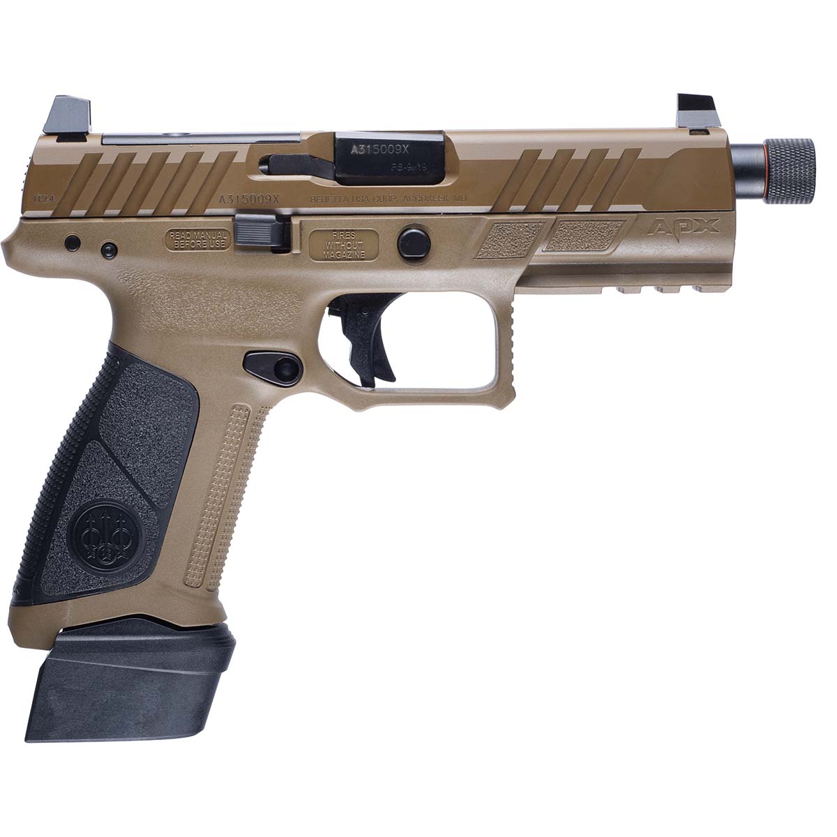 Beretta APX A1 Tactical 9mm Striker 21R Pistol