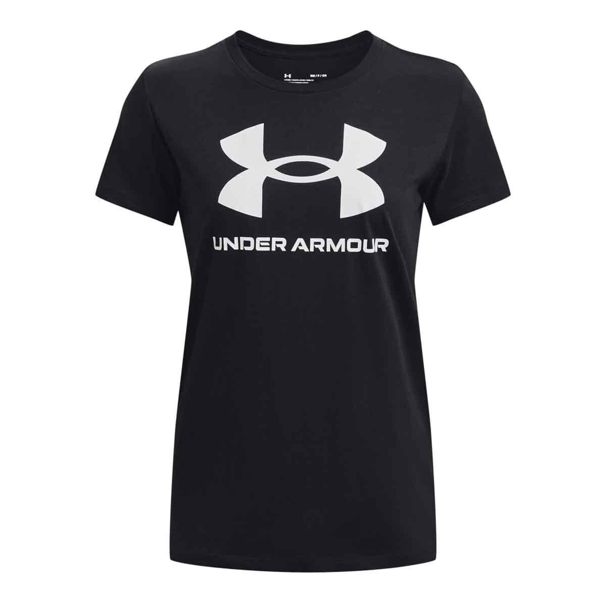 Under Armour Women's Sportstyle Logo Short Sleeve Crew Neck Tee