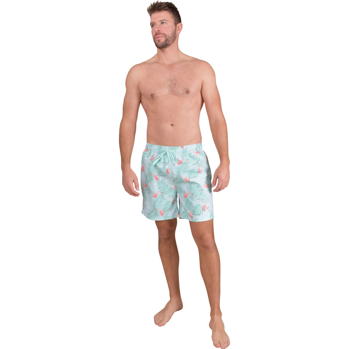 Canyon Creek Men's Flamingo Fern Print Volley Shorts