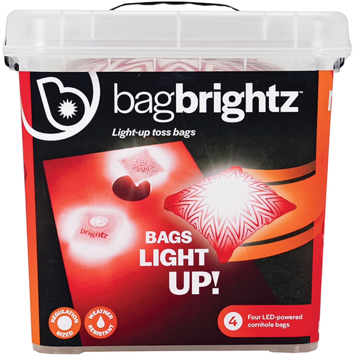 Brightz 4 Pack LED Cornhole Bags