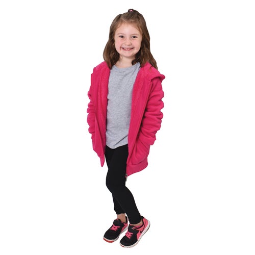 Seven Apparel Girls' Sherpa Hooded Jacket