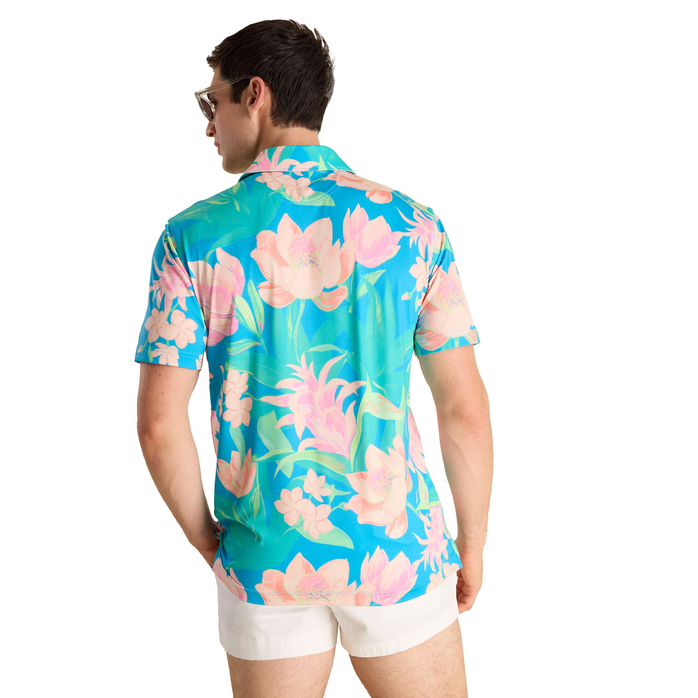 Chubbies Men's Stop & Smell Men's Roses Performance Polo