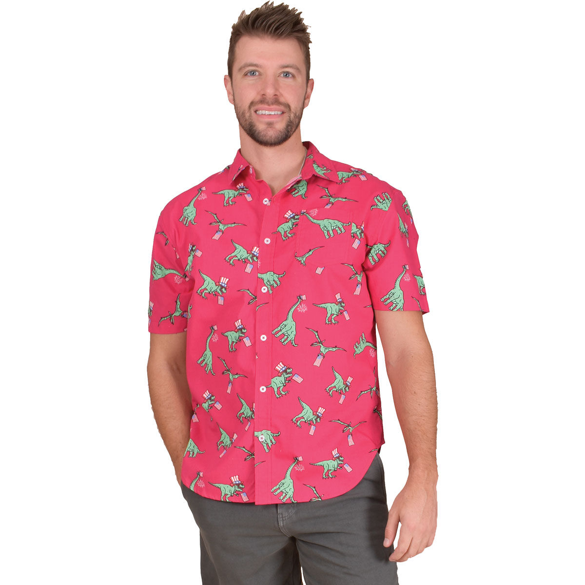 Staghorn Outfit Men's Short Sleeve Print Woven