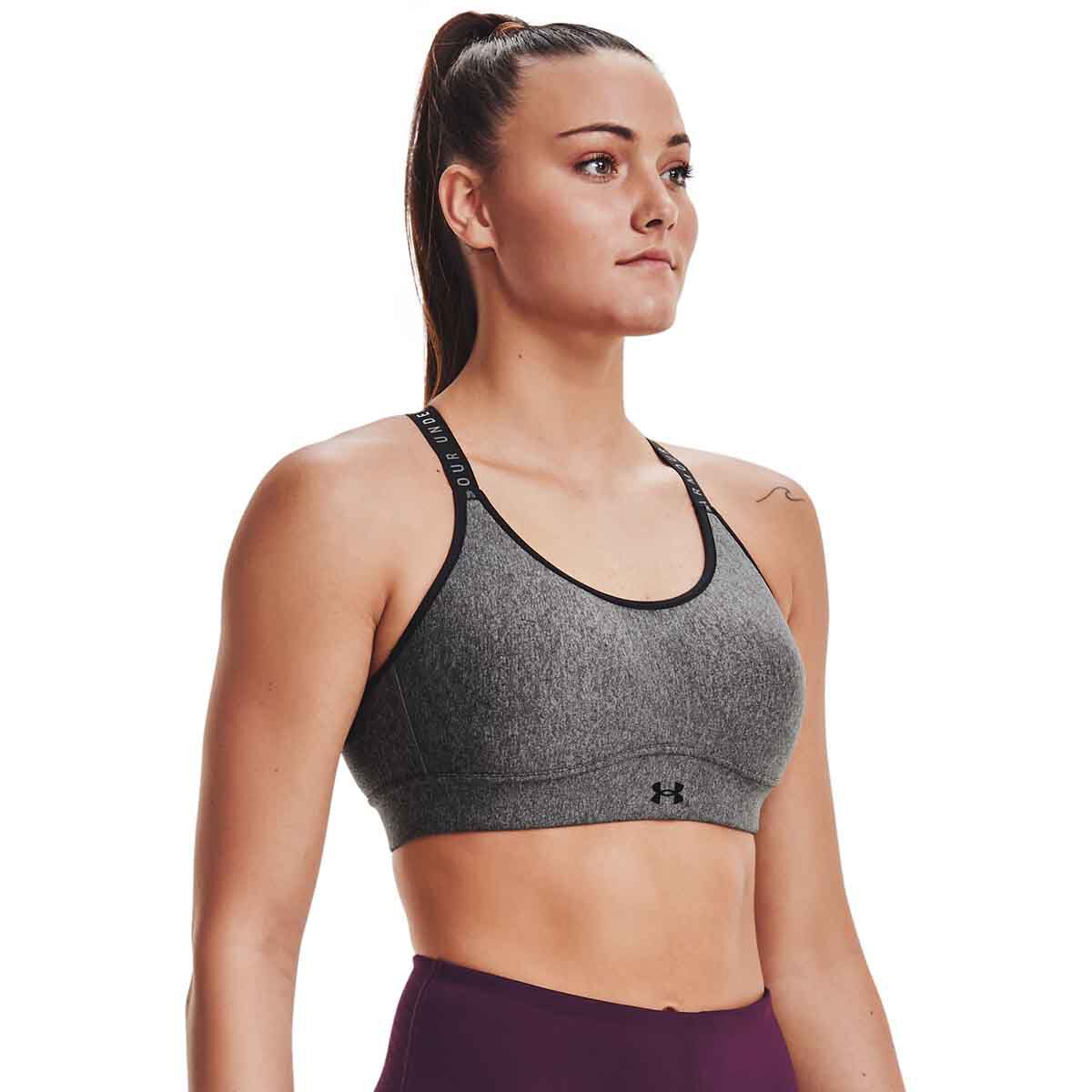 Under Armour Women's Infinity Mid-Impact Heather Cover Sports Bra
