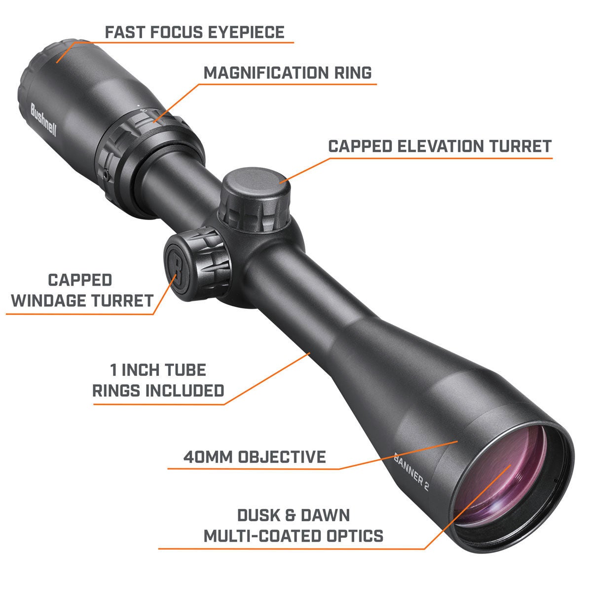 Bushnell 3-9X40 Banner Riflescope