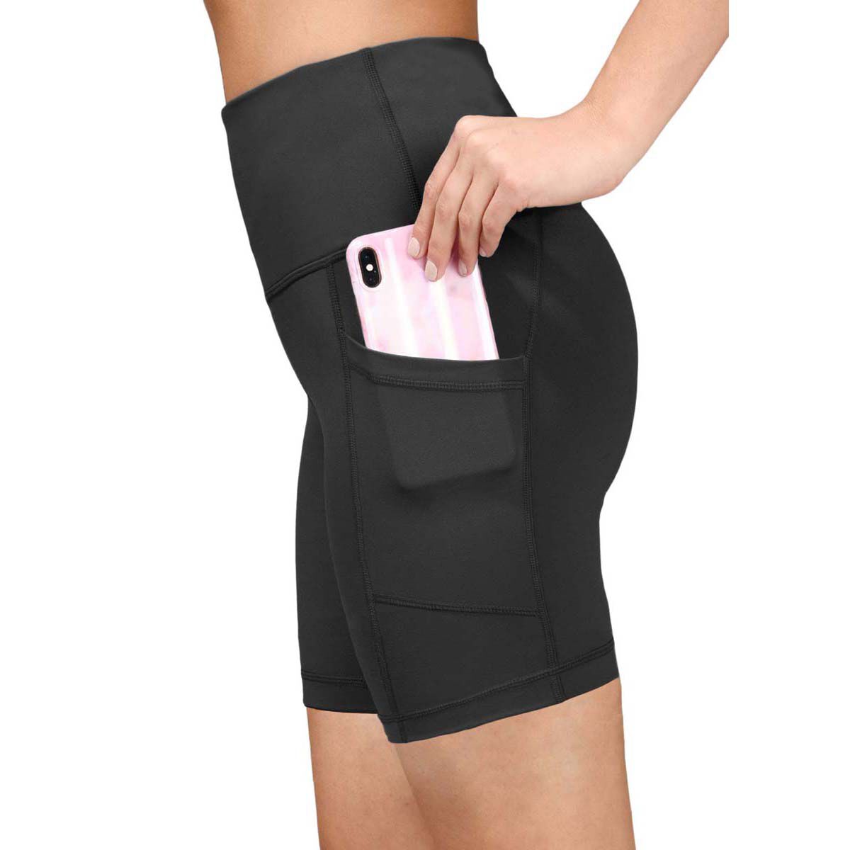 Yogalux Women's Lux High Rise 7" Side Pocket Shorts