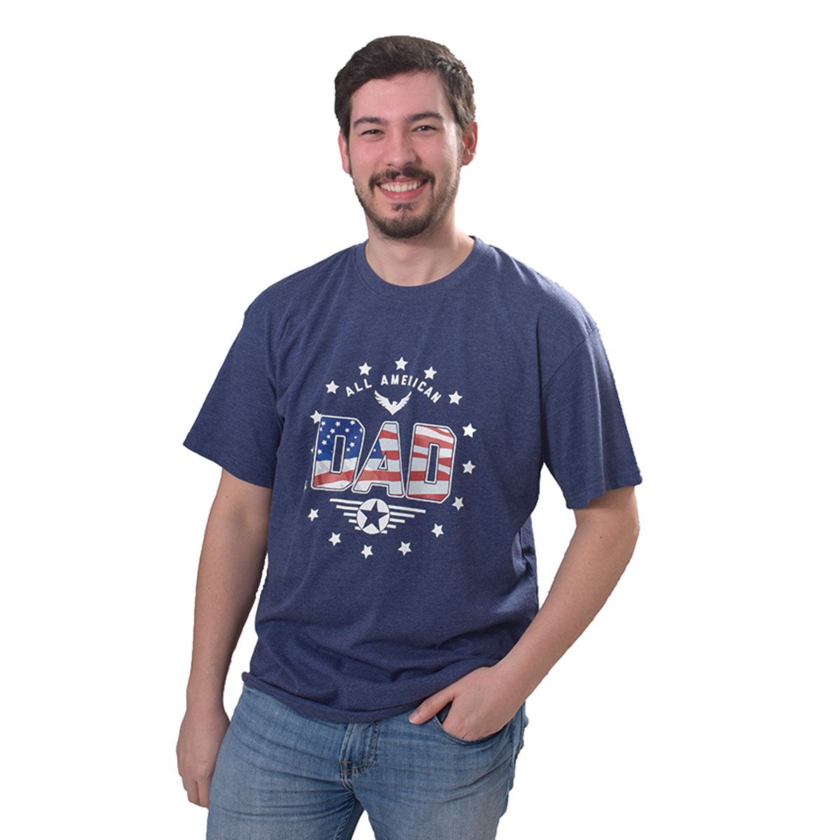 Staghorn River Men's Short Sleeve American Dad Tee