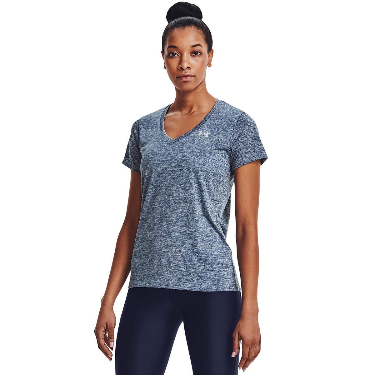 Under Armour Women's Short Sleeve Tech Twist V-Neck Tee