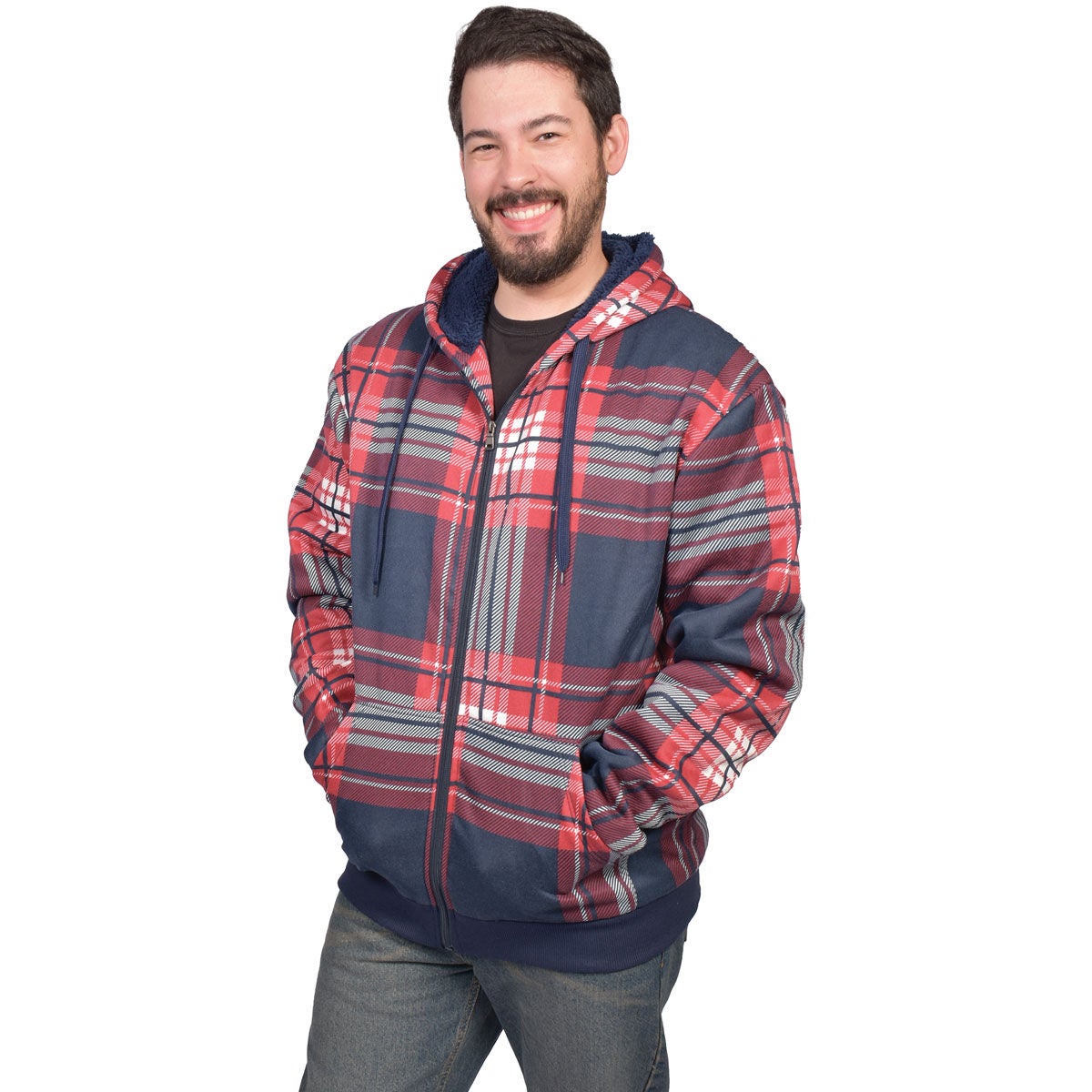 Big Ball Sports Men's Sherpa Lined Jacket
