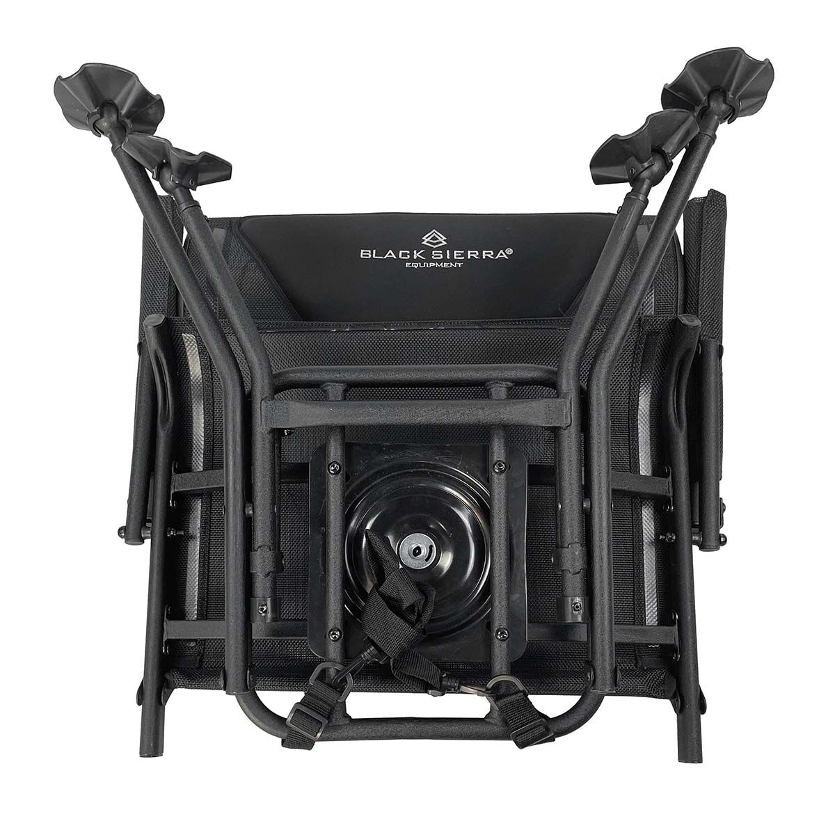 Black Sierra Deluxe Swivel Arm Chair