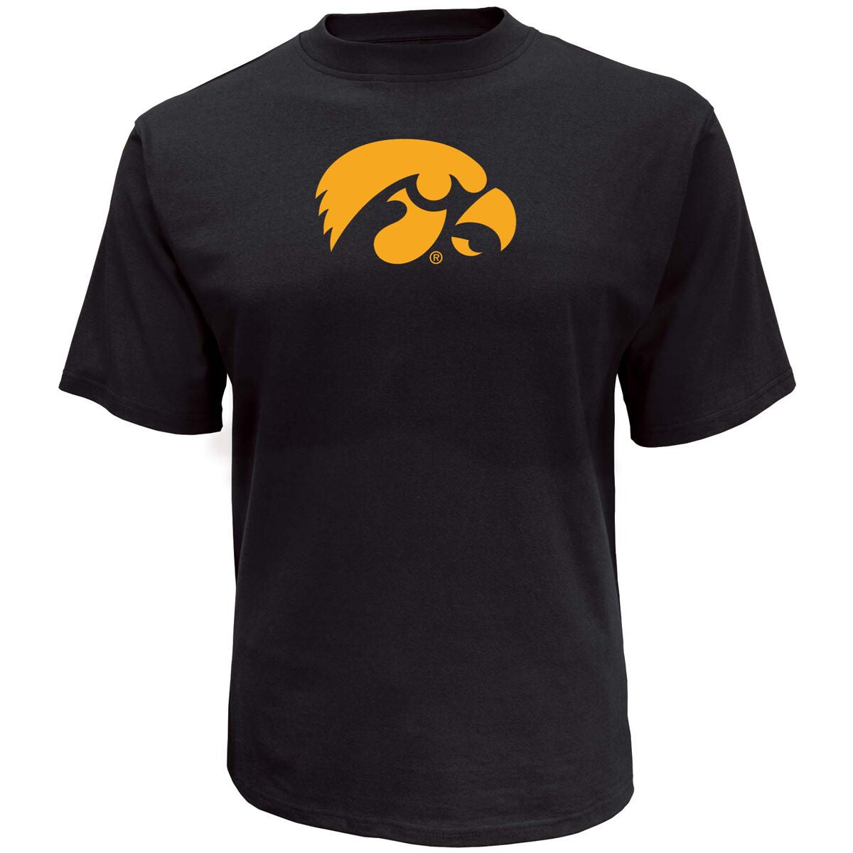 Knights Apparel Men's Short Sleeve Iowa Oversized Logo Tee