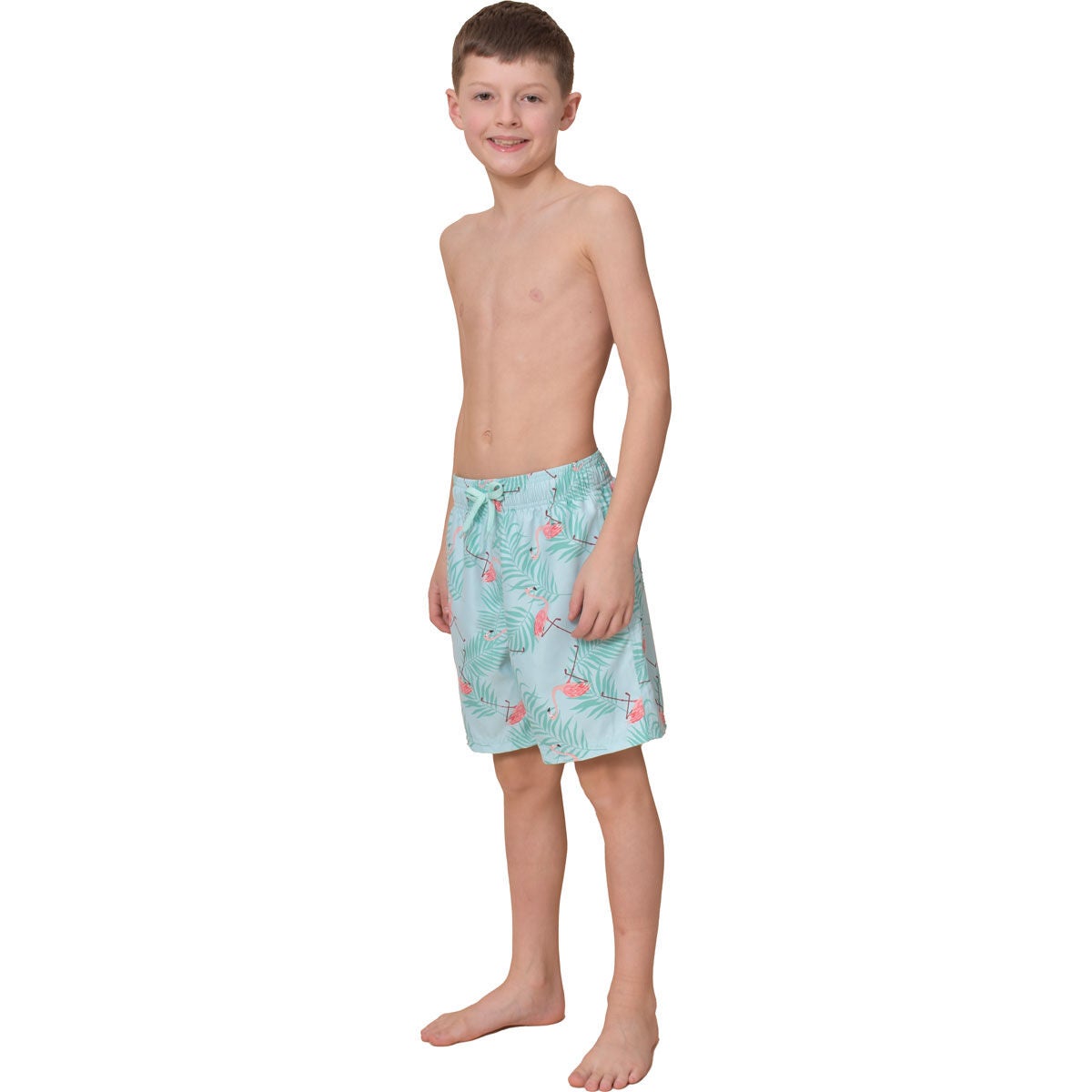Canyon Creek Boy's Flamingo Print Volley Shorts