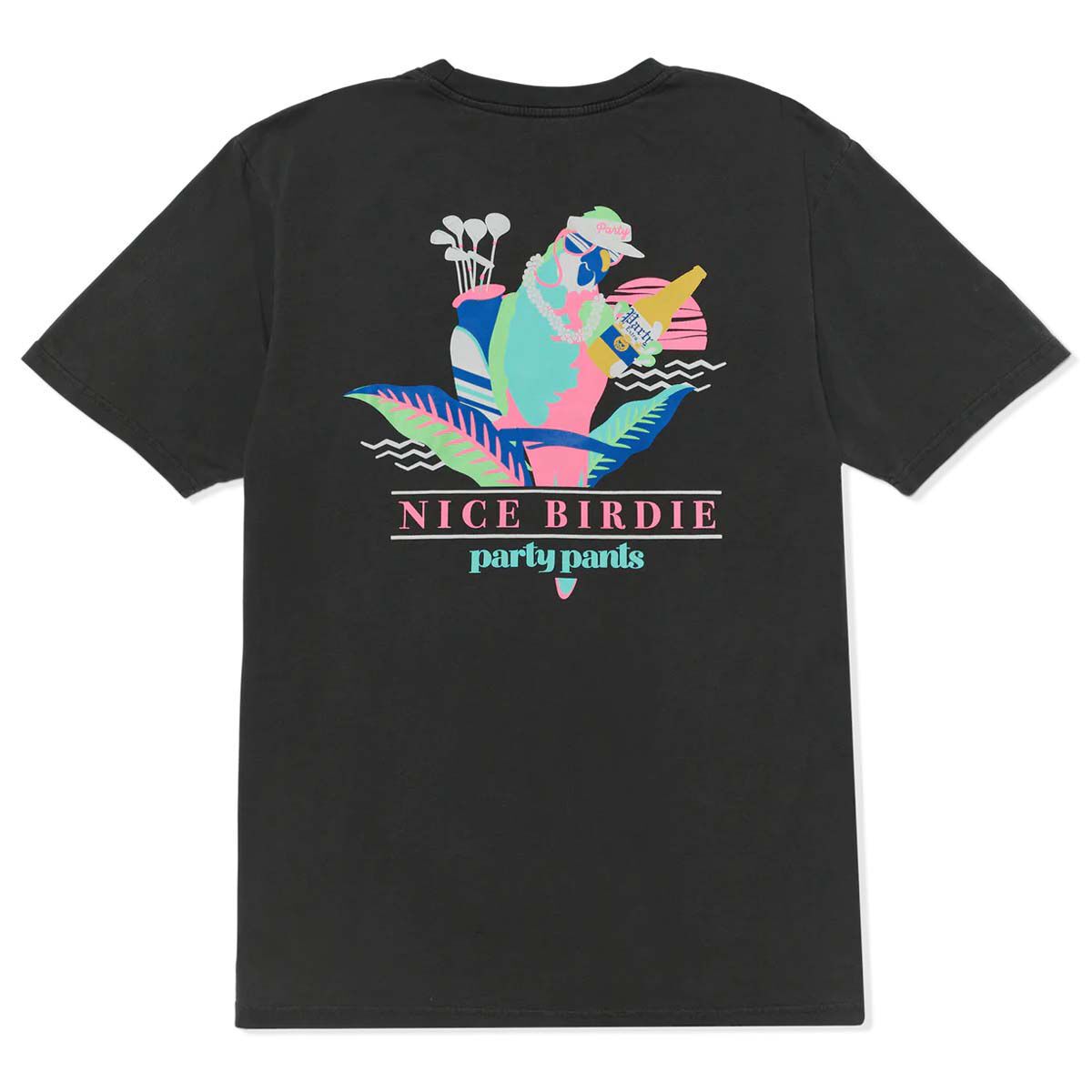 Party Pants Men's Nice Birdie Short Sleeve Tee