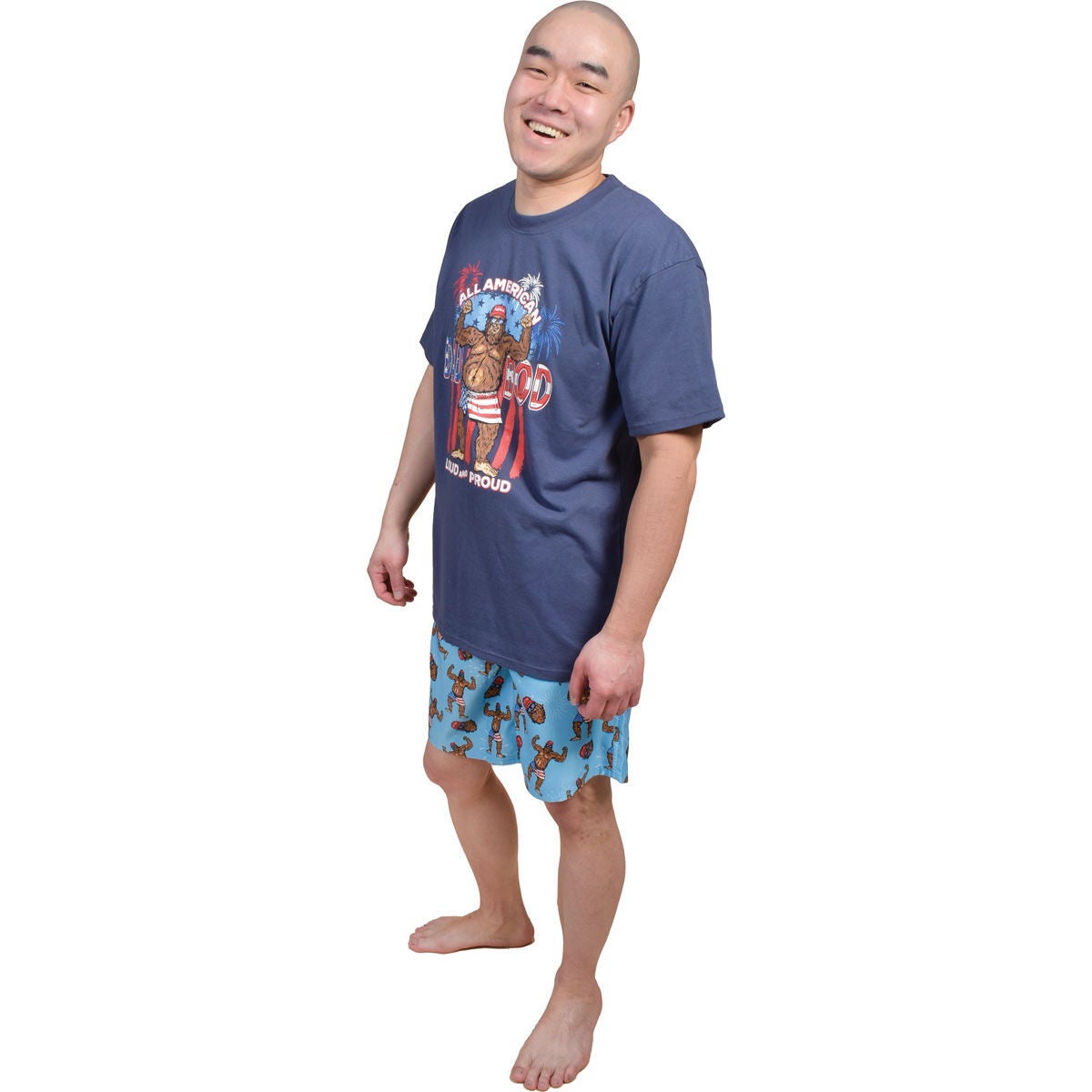 Canyon Creek Men's Sasquatch Dad Bod 9" Swim Shorts