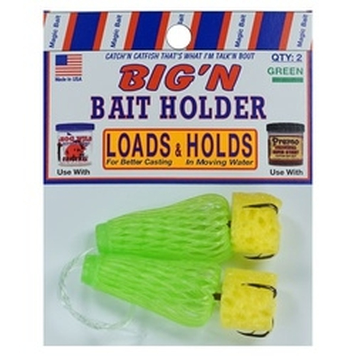 Magic Bait Big 'N Bait Holder - Green