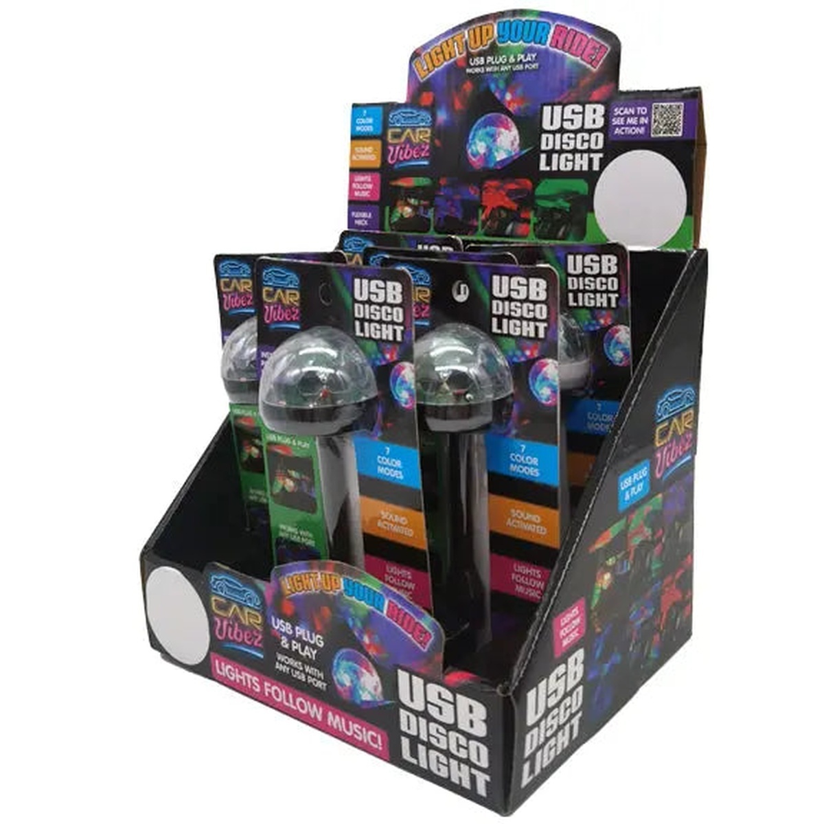 Novelty Inc Car Vibez Mini USB Disco Ball Light