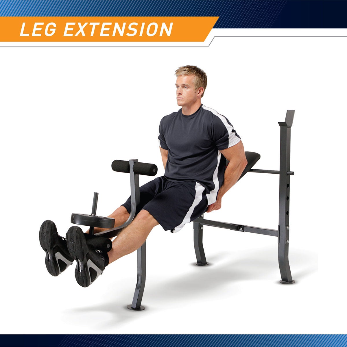 Marcy MD-2082W Mid Width Bench + 100 Weight Set