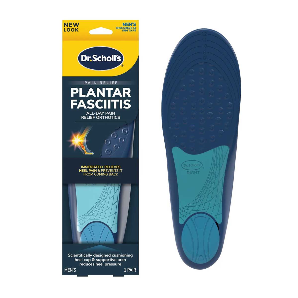 Dr Scholls Women's Plantar Fasciitis All-Day Pain Relief Orthotics Insoles