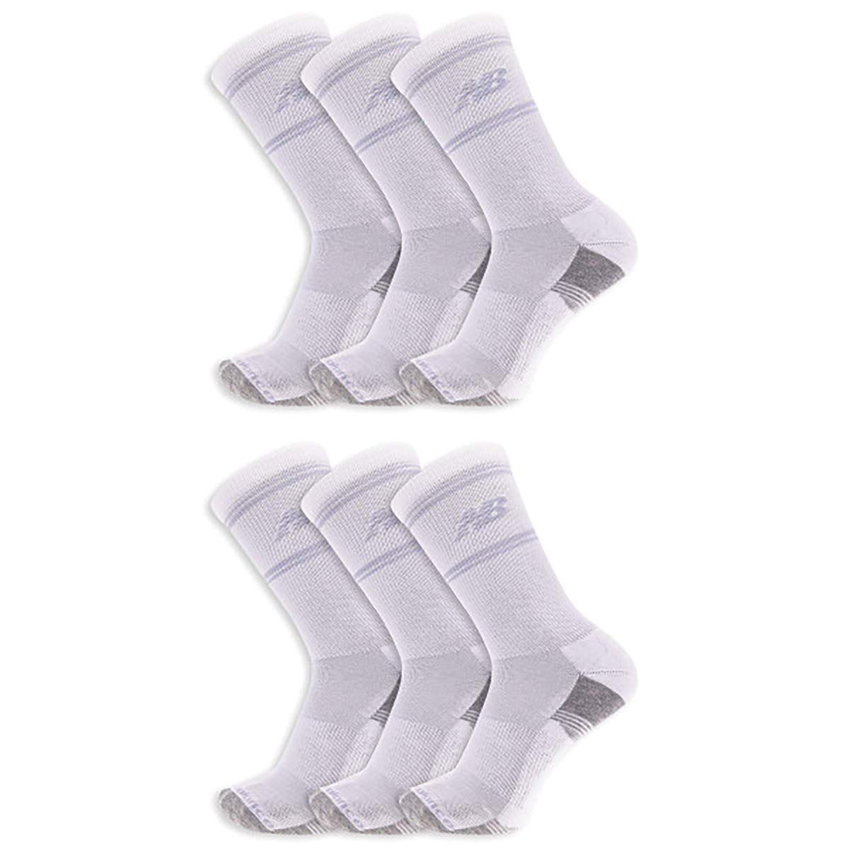 New Balance 6 Pack Cushioned Crew Socks