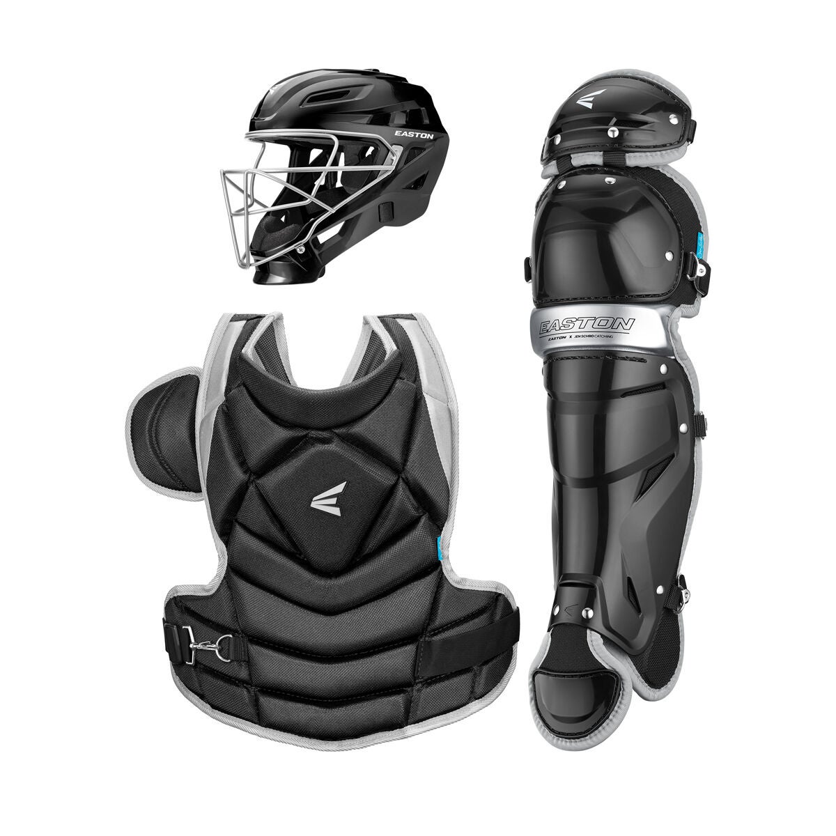 Easton x Jen Schro The Fundamental Fastpitch Catcher's Gear Set, Large