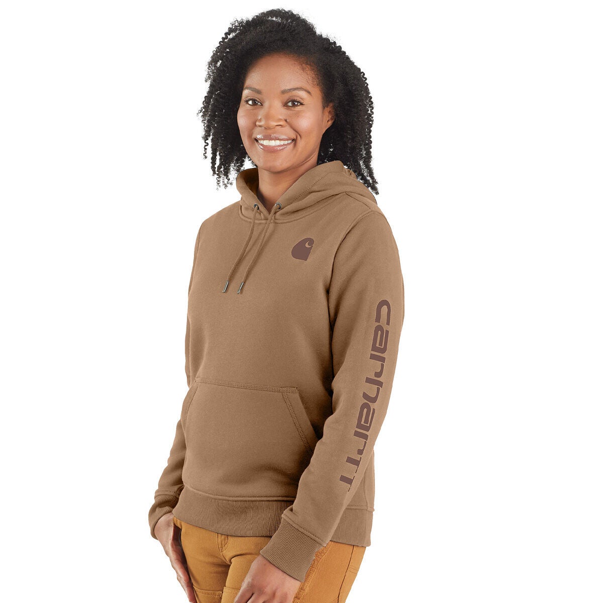 Carhartt Women's Clarksburg Logo Sleeve Hoodie