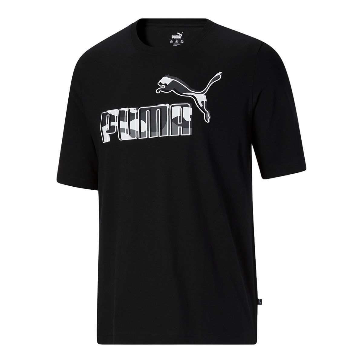Puma Men's 3x Camo Fill Logo Tee