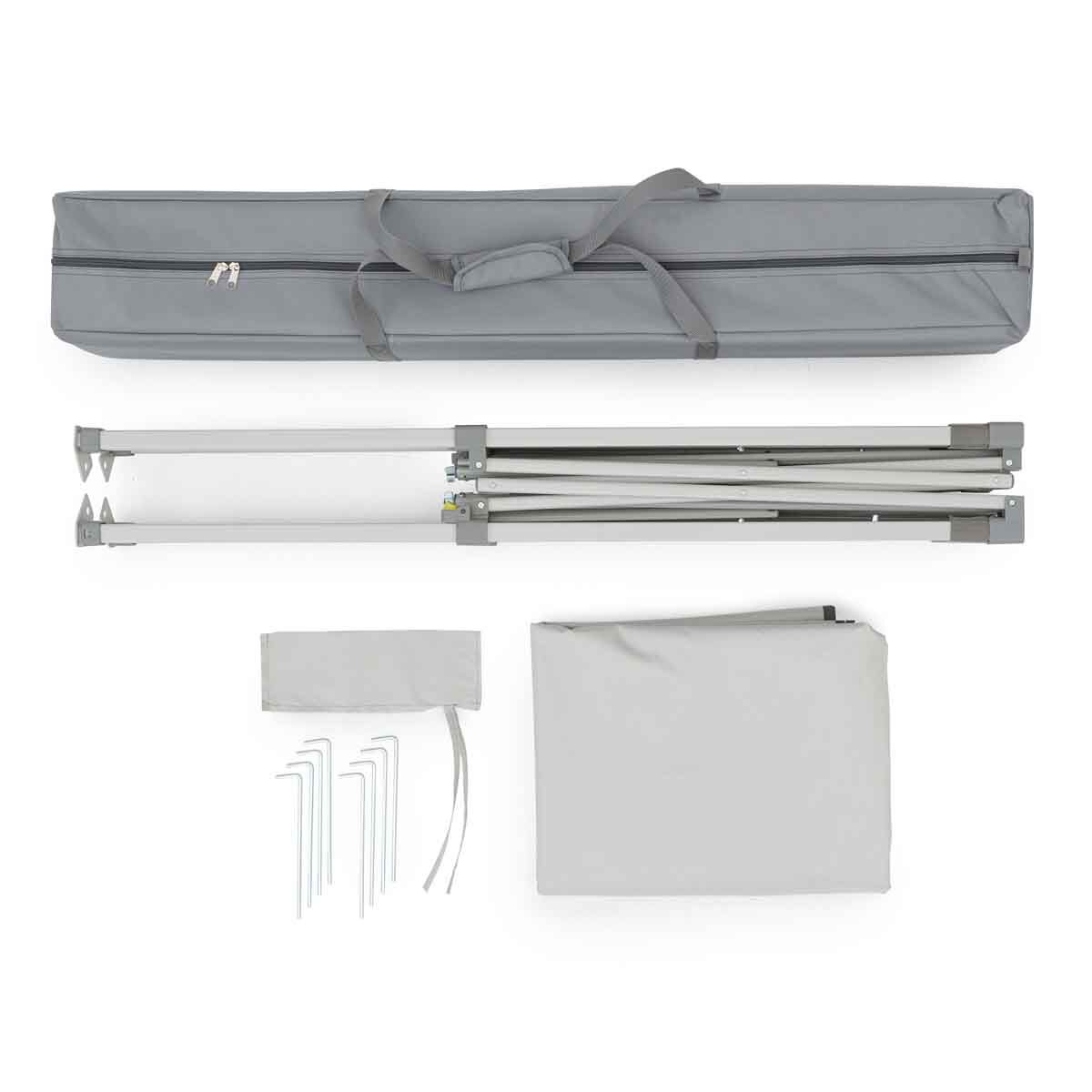 Core Equipment Core 6x4 Instant Canopy with Half Sun Wall