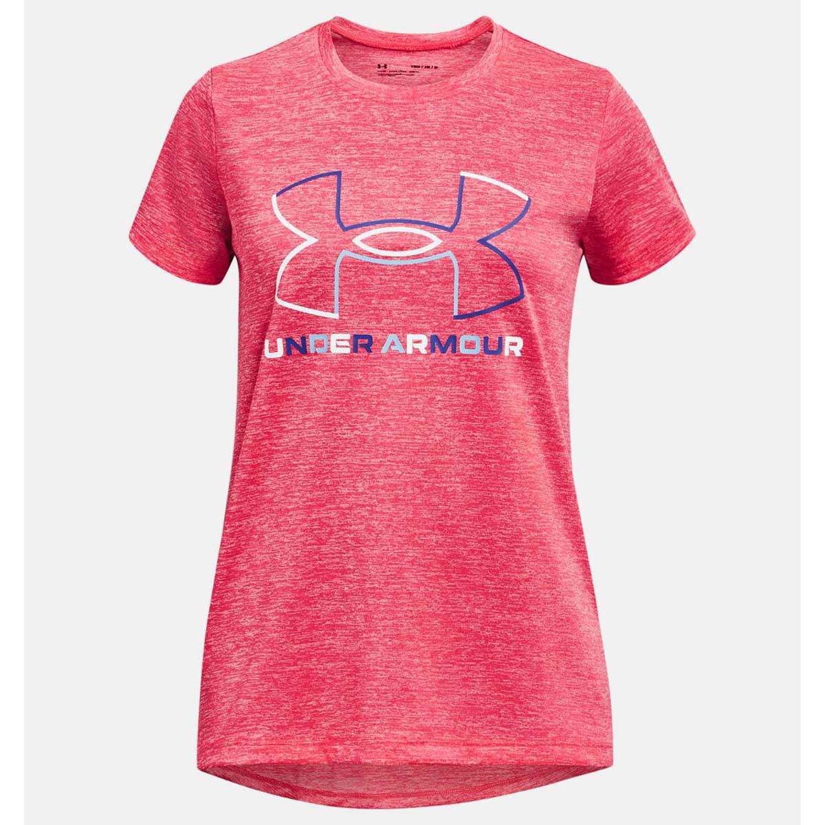 Under Armour Girls' Tech Bl Twist Shorts Sleeve Crew Neck Tee