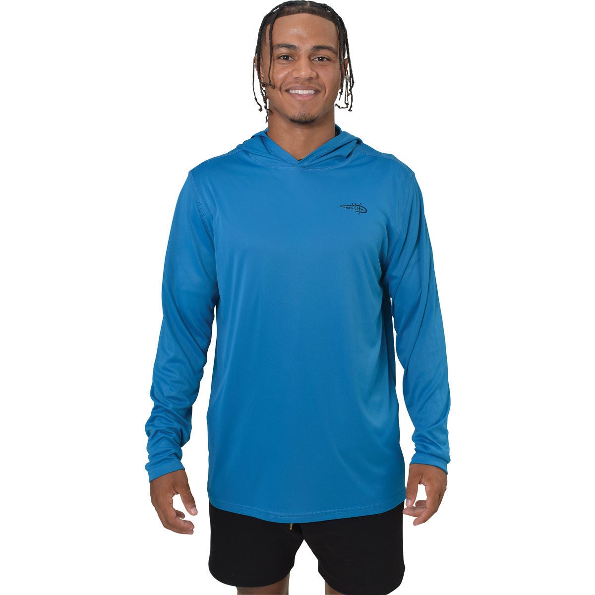 Reel Life Men's Long Sleeve Logo UV Tee