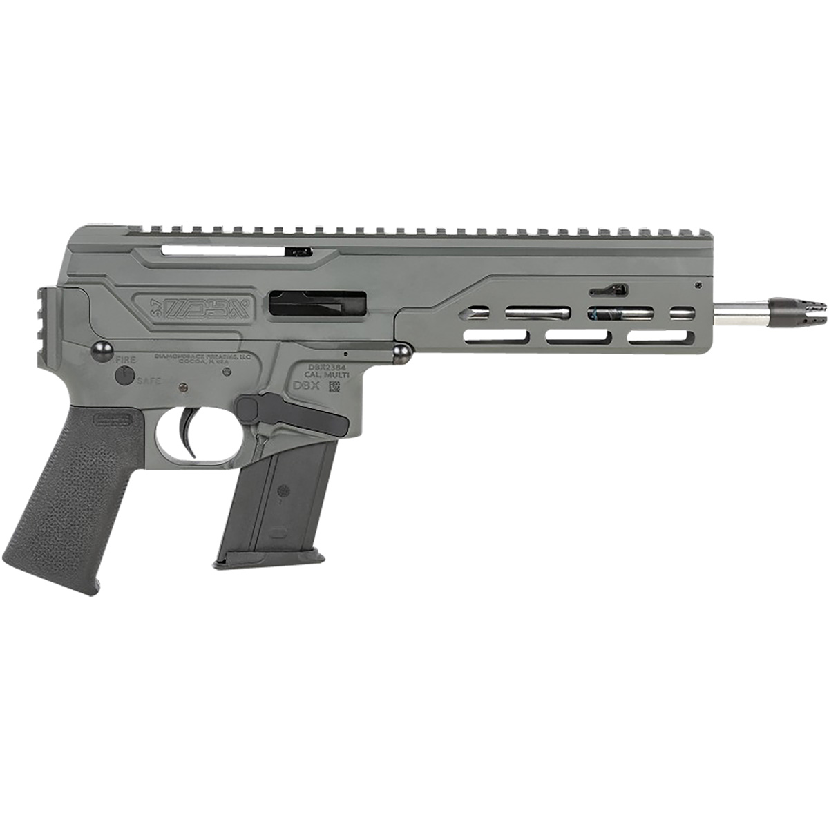 Diamondback 5.7X28 ML 8 20R DK GREY Handgun