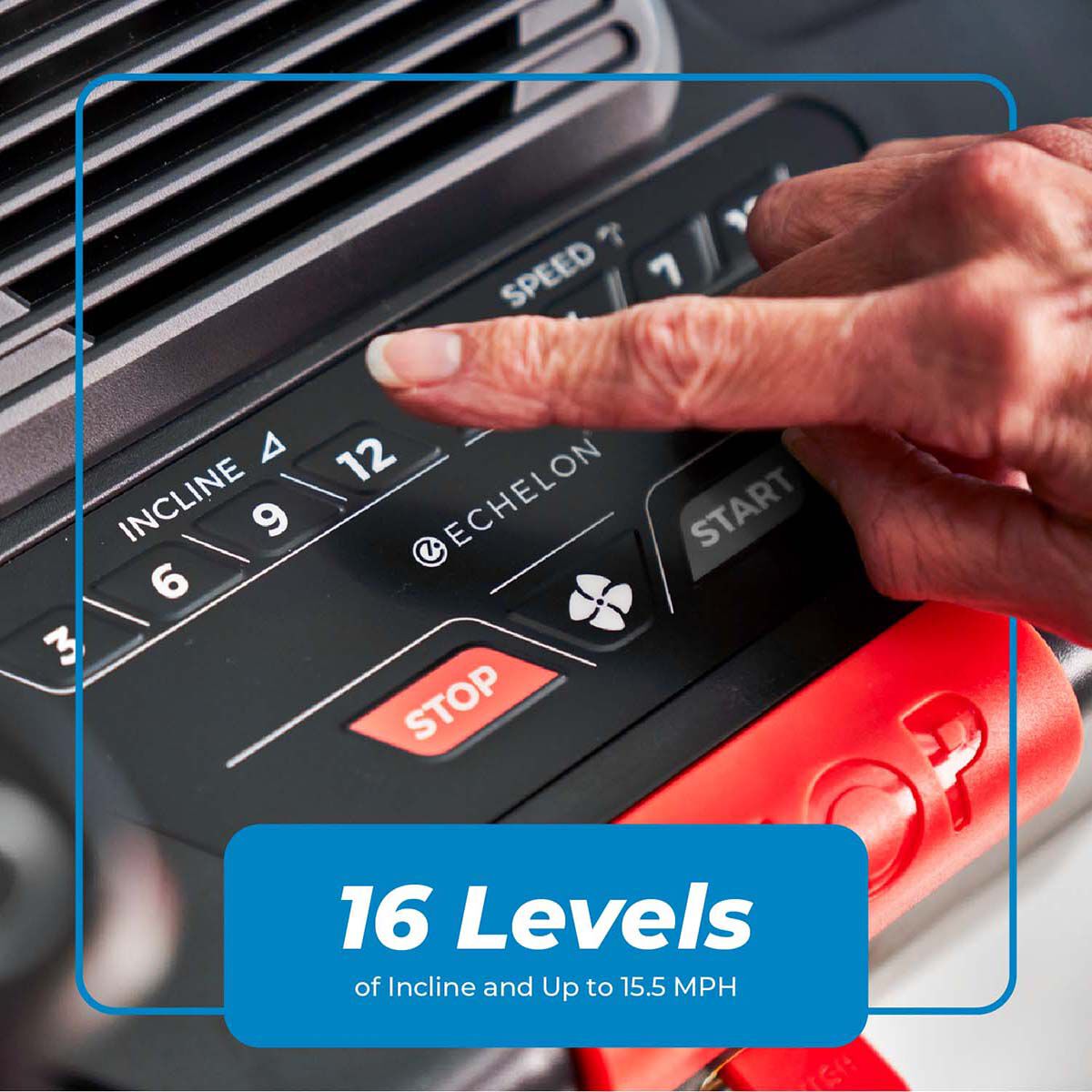 Echelon Stride 7-s Commercial Grade Treadmill with 32  HD Touch Screen