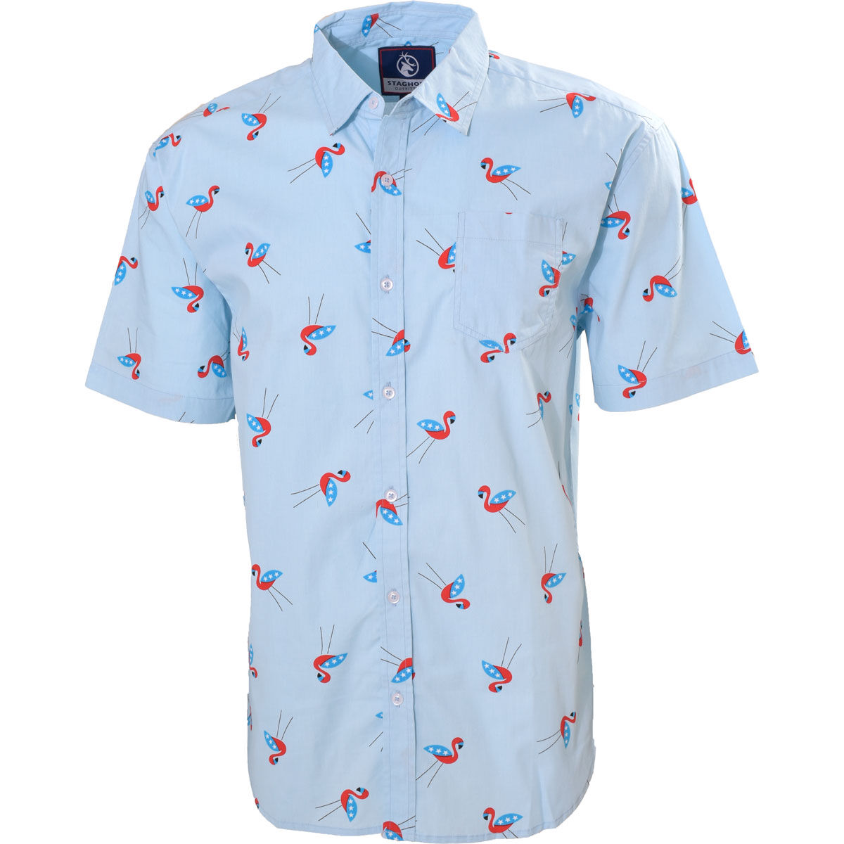 Staghorn Outfit Men's Short Sleeve Print Woven