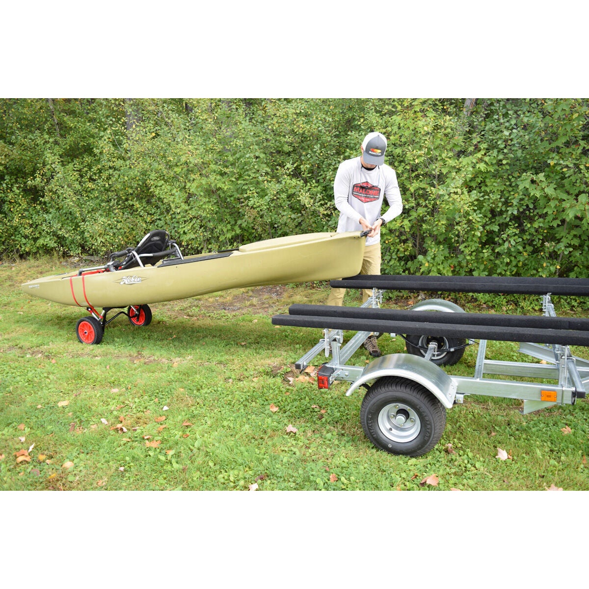 Malone WideTrak ATB Large Kayak/Canoe Cart (with no-flat tires   bunks)