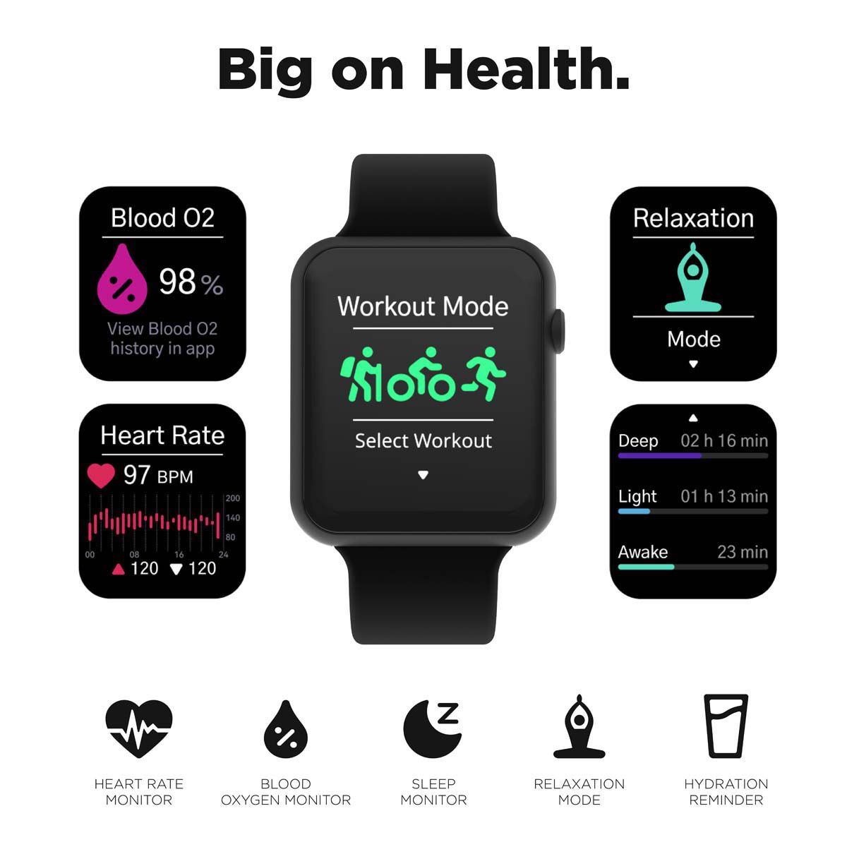 Itouch Air 4 Smartwatch Jillian Michaels 41MM