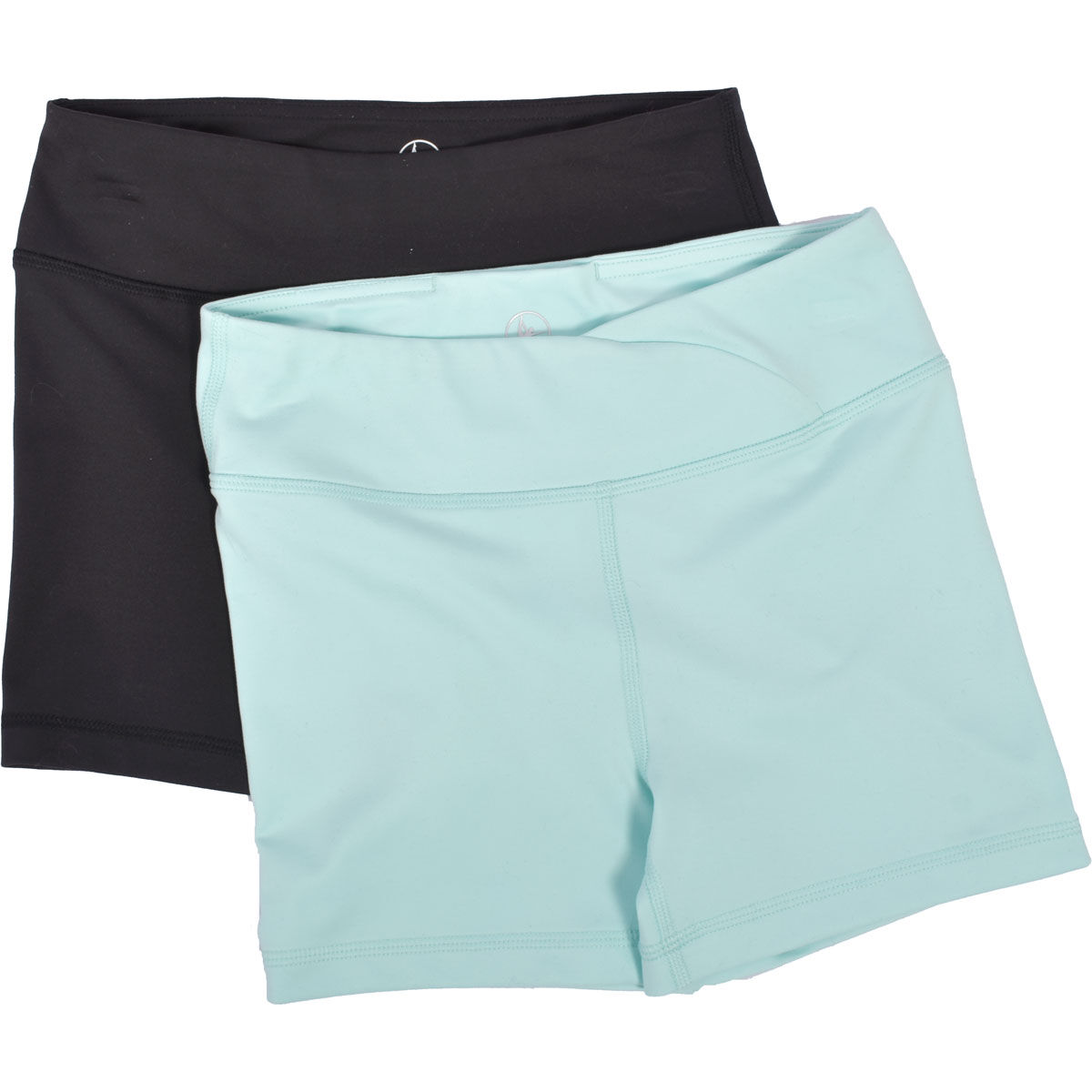 90 Degree Girls' 3" Crossover Shorts - 2 Pack