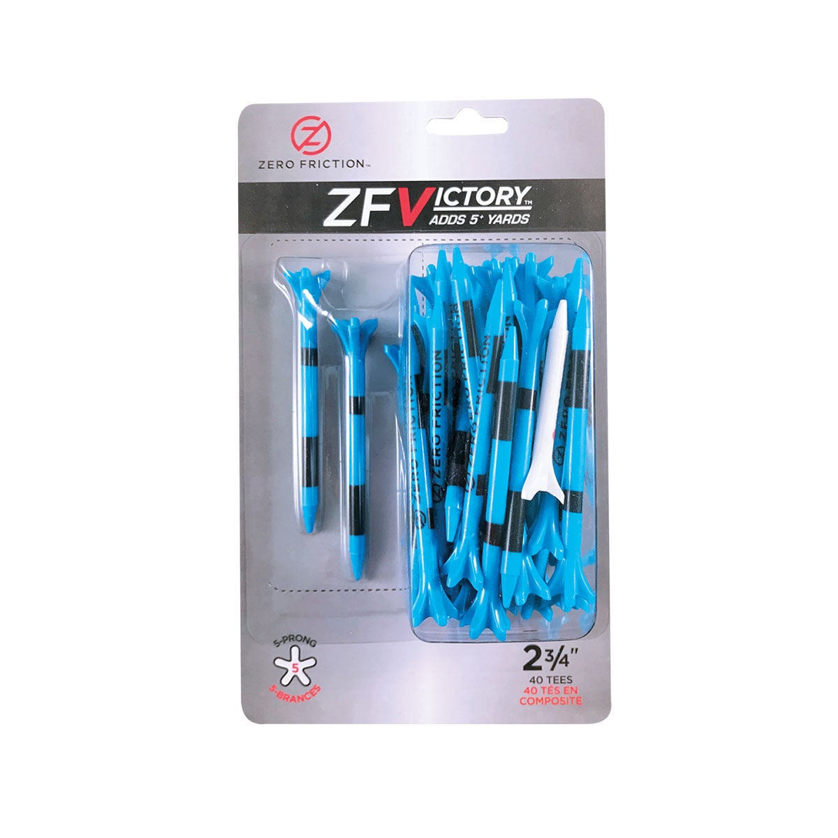 Zero Friction 2.75" Zfvictory Golf Tees