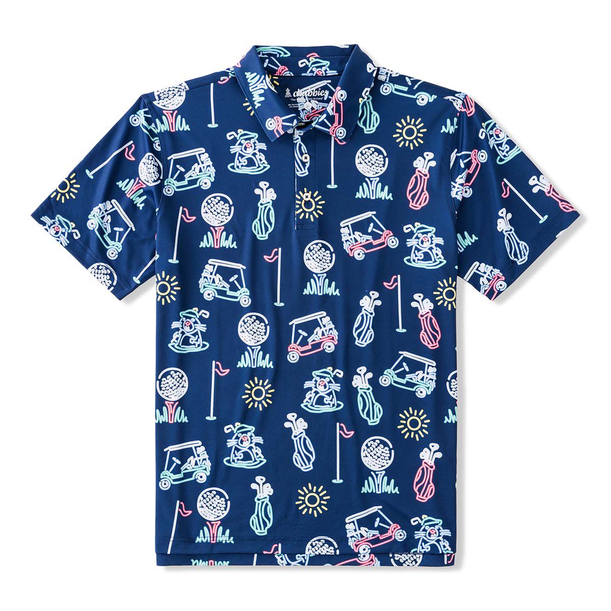 Chubbies Men's Liberty Cup Performance Polo