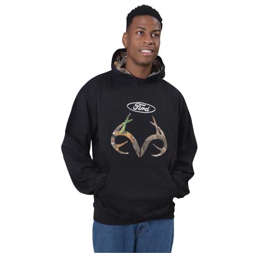 Ford Men's Logo with Antlers Hoodie