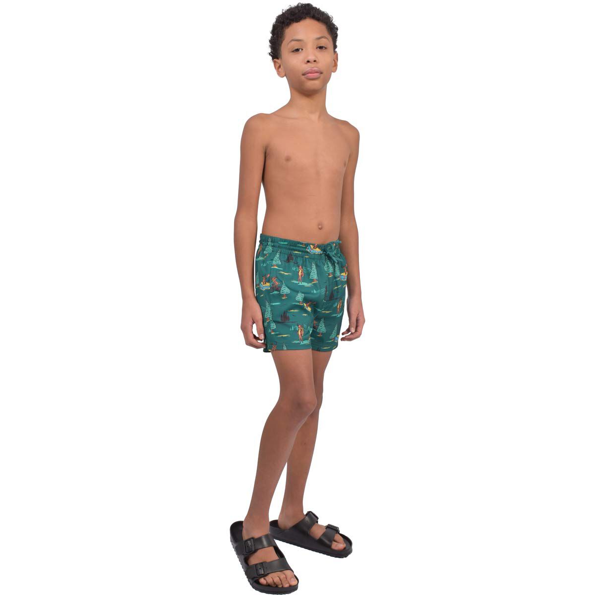 Aeroline Boys' 2in1 Deer Swim Trunk