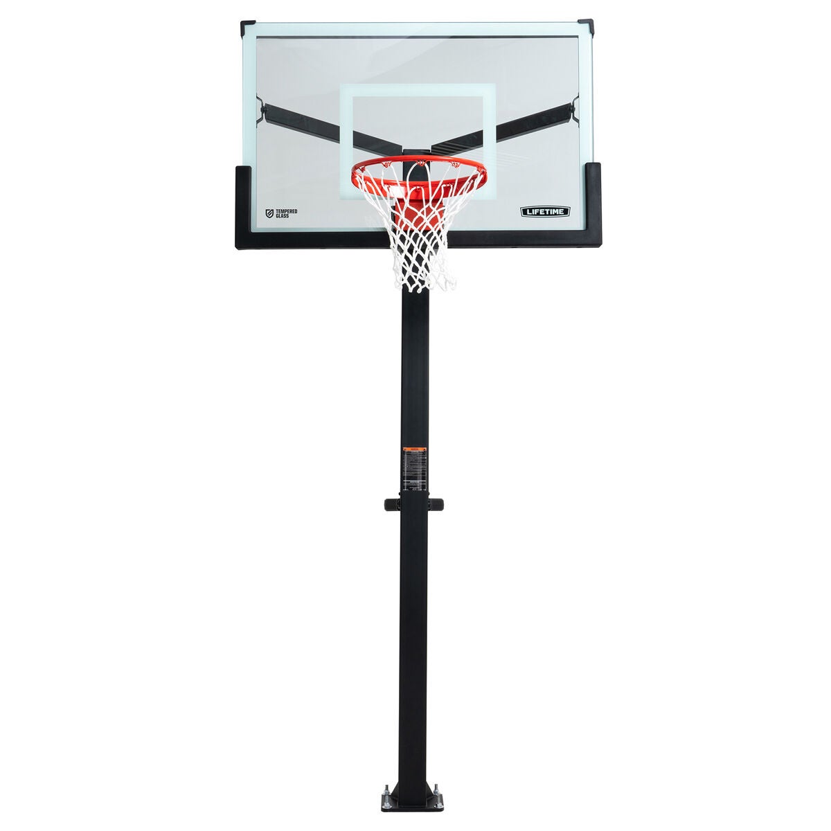 Mammoth 54" 90965 Glass In-Ground Basketball System