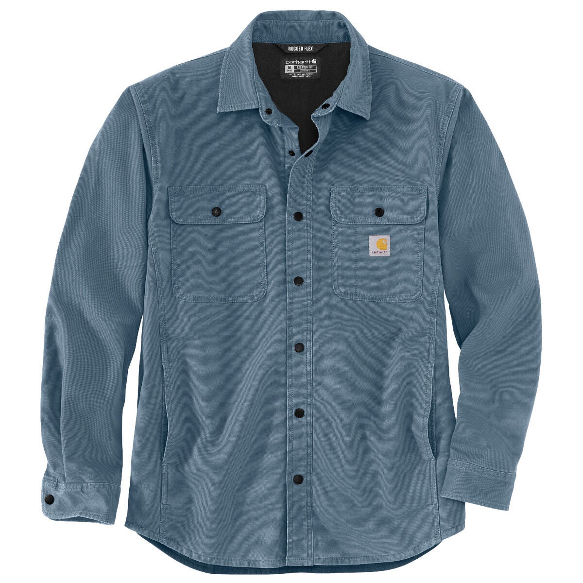 Carhartt Men's Rugged Flex® Relaxed Fit Canvas Fleece-Lined Shirt Jacket