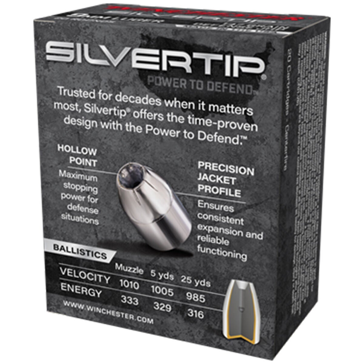 Winchester 9MM 147GR Silvertip Ammo