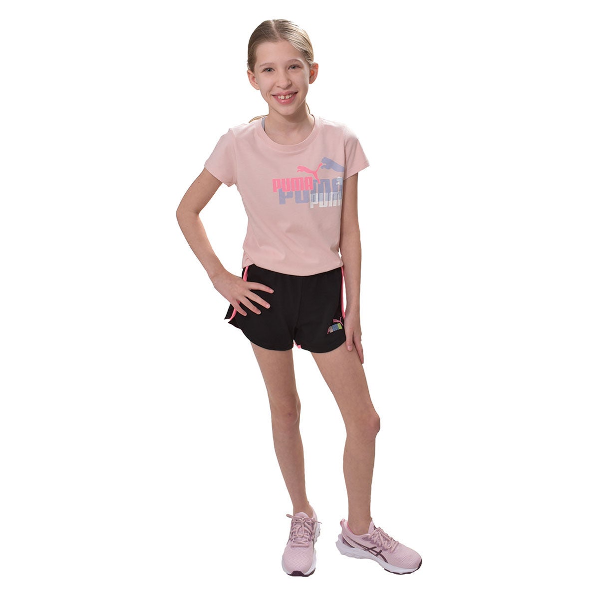 Puma Girls' French Terry Short