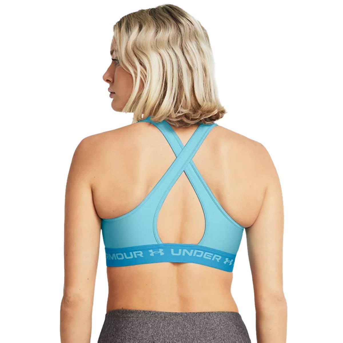 Under Armour Women's Mid Crossback Sports Bra