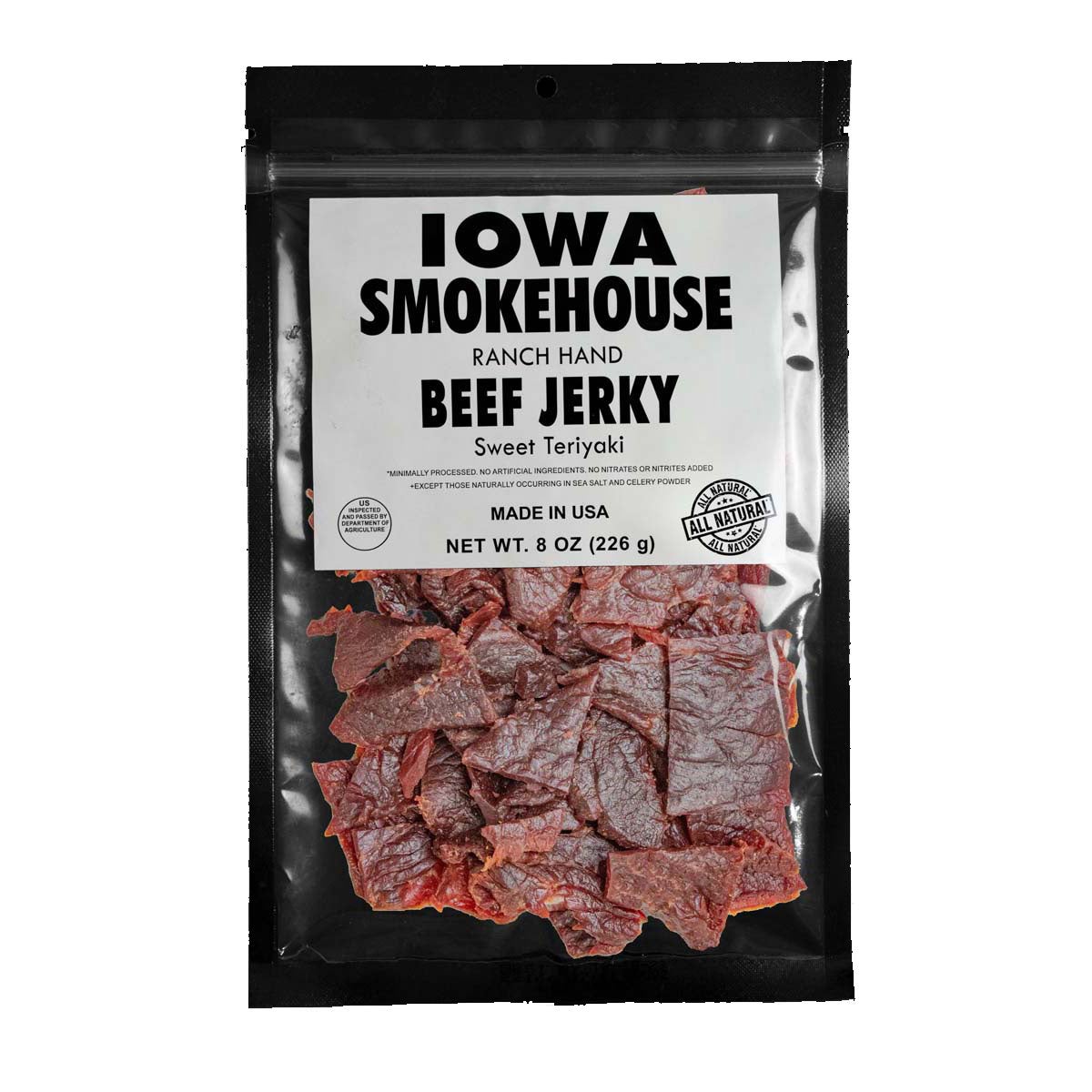 Iowa Smokehouse 8oz Teriyaki Ranch Jerky