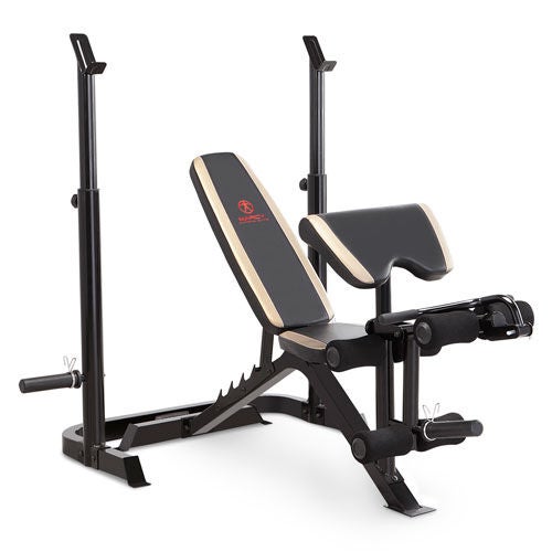 Marcy Olympic Weight Bench with Squat Rack and Leg Developer