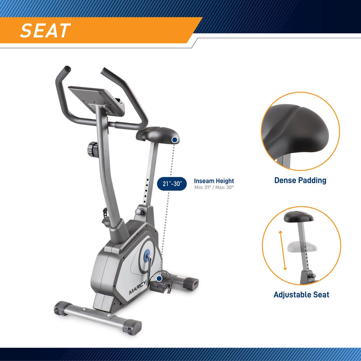 Marcy NS-40504u Upright Exercise Bike