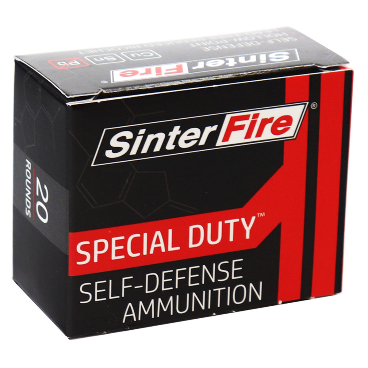 Sinterfire 45 ACP Ammo 155 Grain Hollow Point 20 Rounds